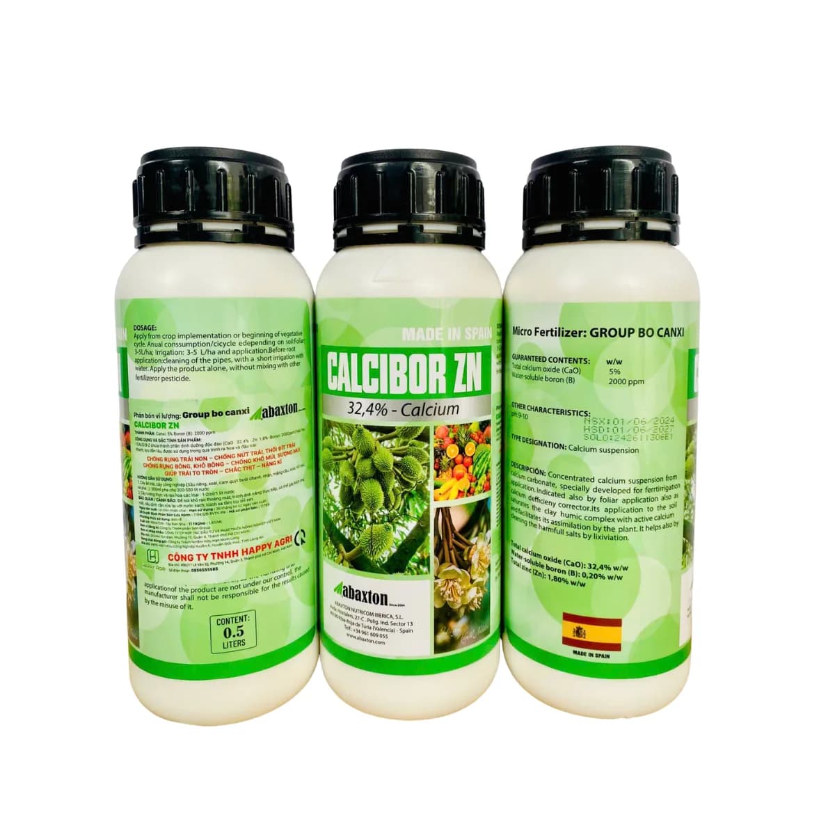 GROUP BO CANXI - CALCIBOR ZN - 500ML