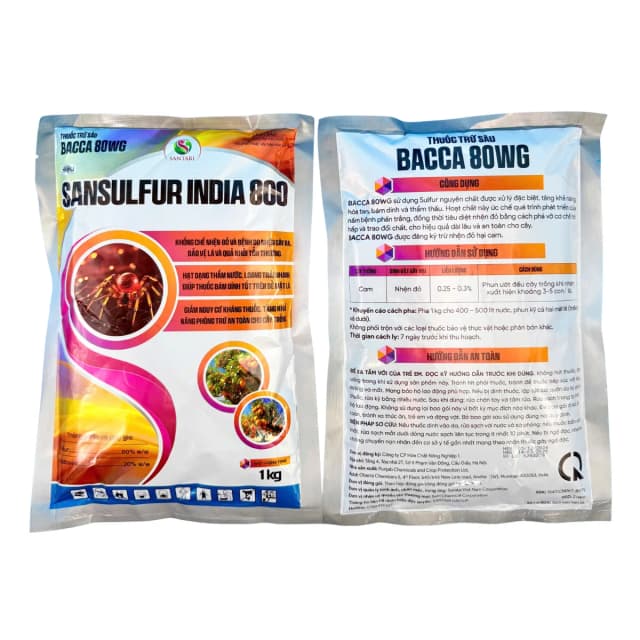 BACCA 80WG - SANSULFUR INDIA 800 - 1KG