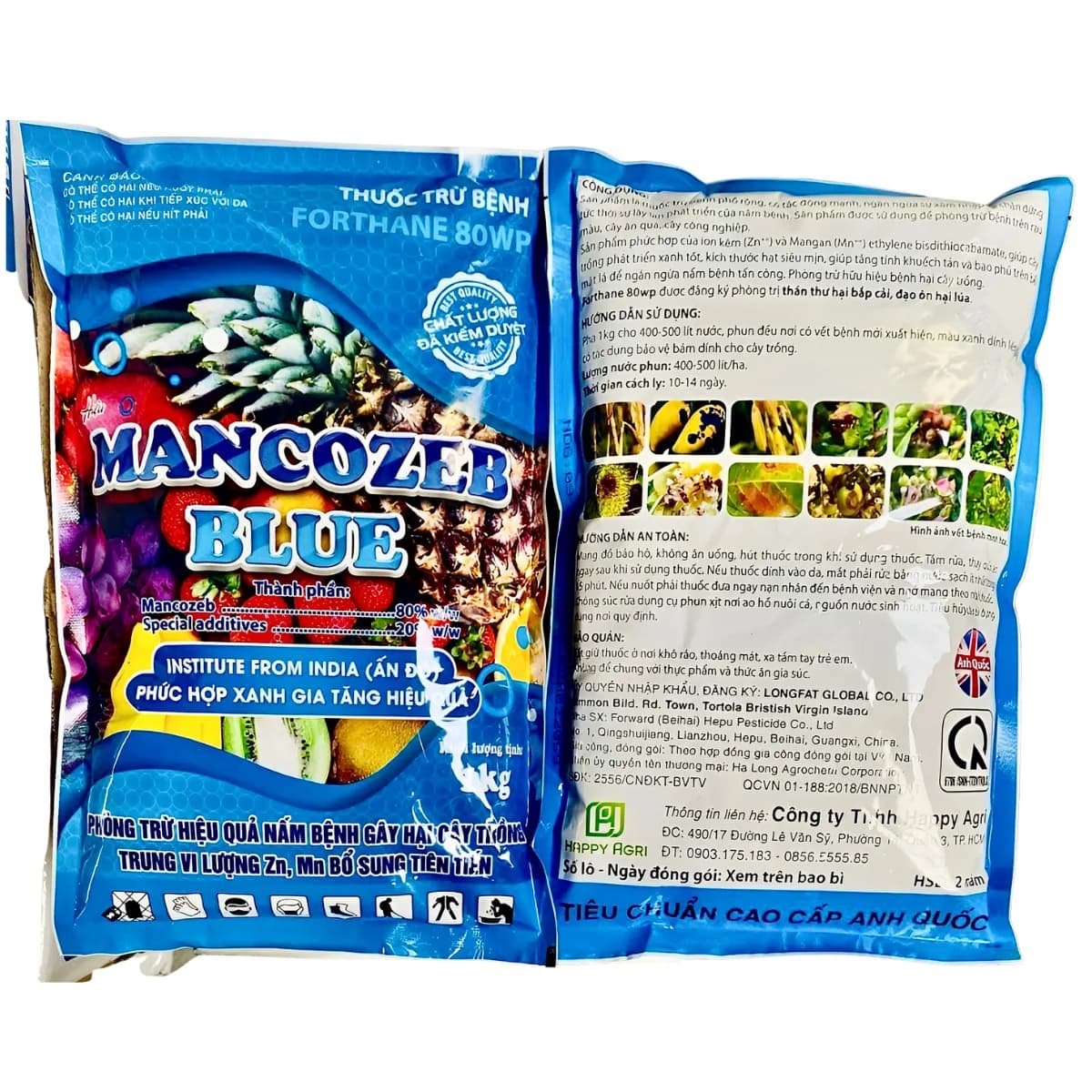 FORTHANE 80WP - MANCOZEB BLUE - 1KG