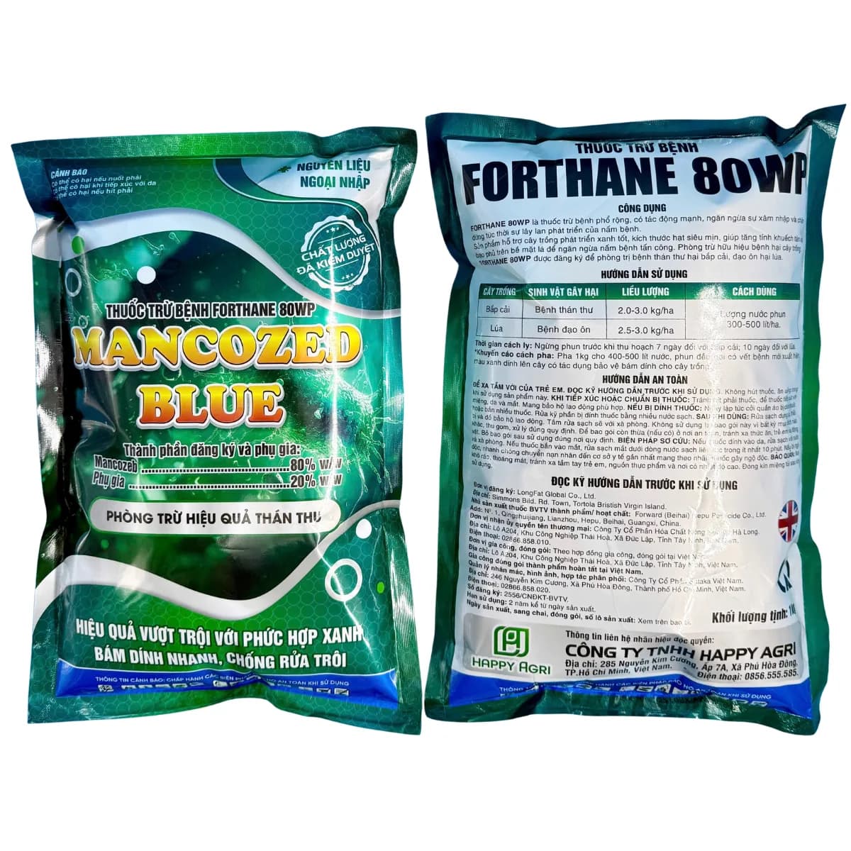 FORTHANE 80WP - MANCOZEB BLUE - 1KG (2)