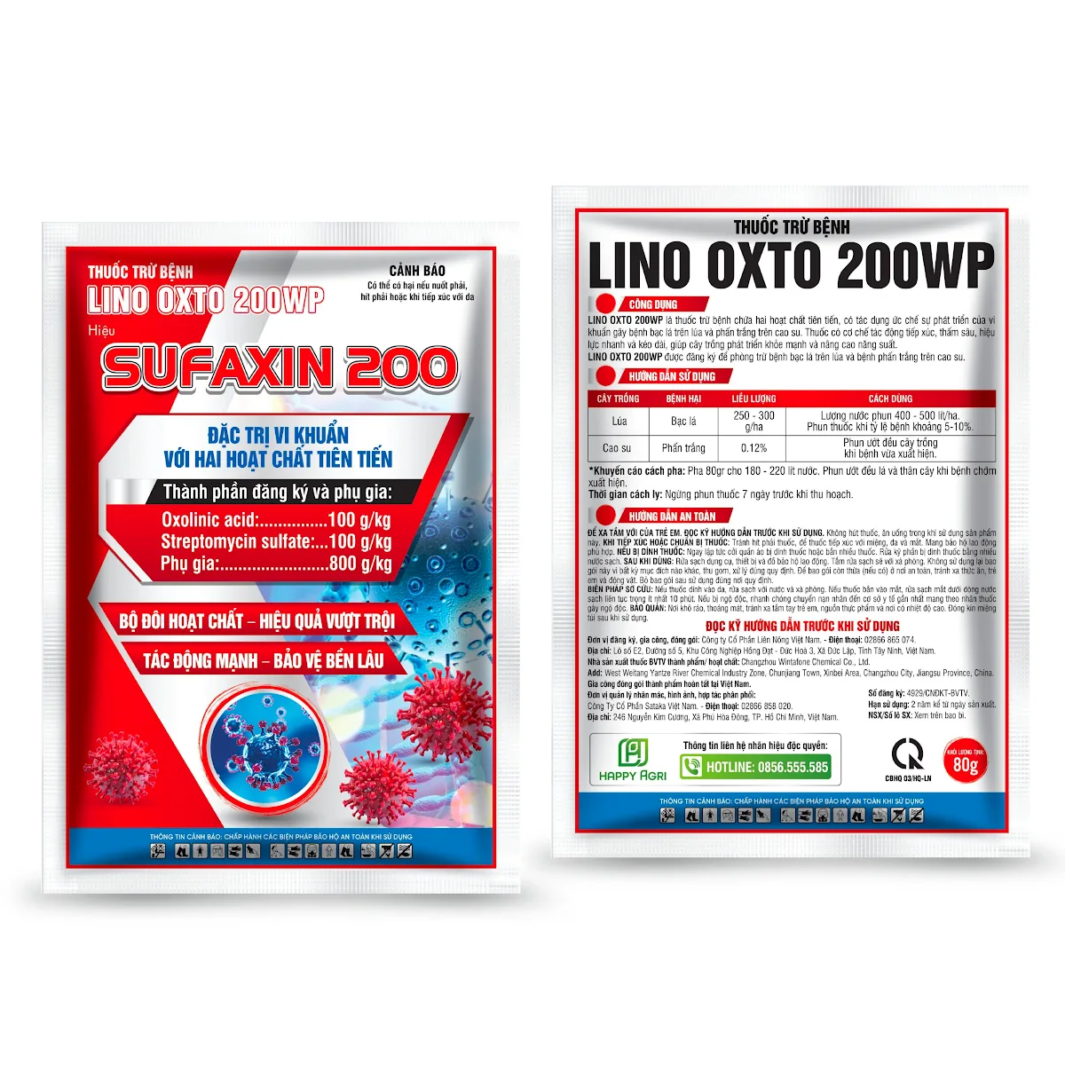 LINO OXTO 200WP - SUFAXIN 200 - 80GR