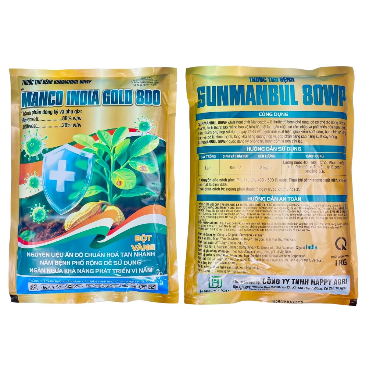 SUNMANBUL 80WP - MANCO INDIA GOLD 800 - 1KG