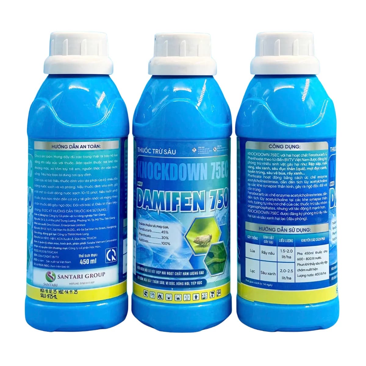 KNOCKDOWN 75EC - DAMIFEN 750 - 450ML