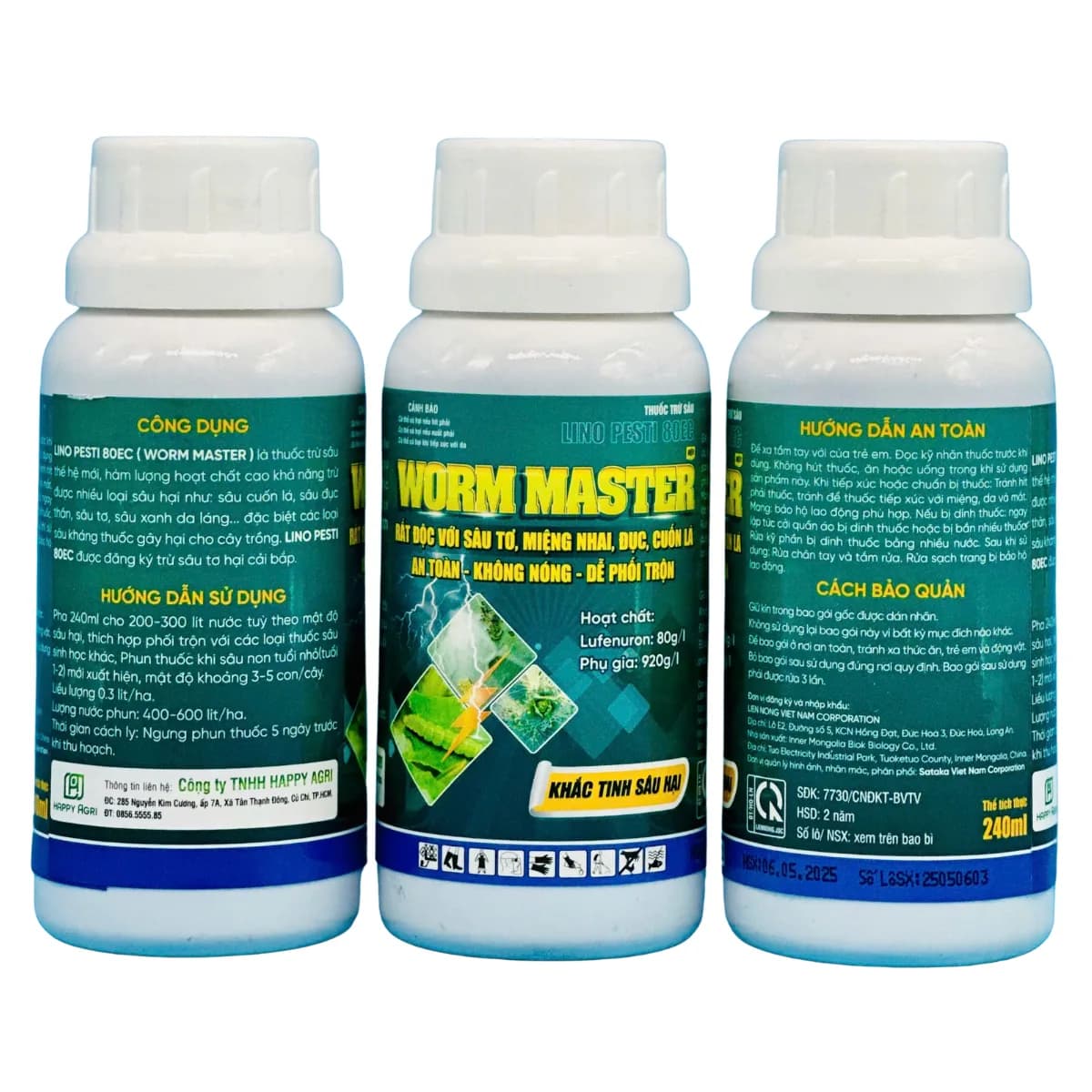 LINO PESTI 80EC - WORMMASTER - 240ML