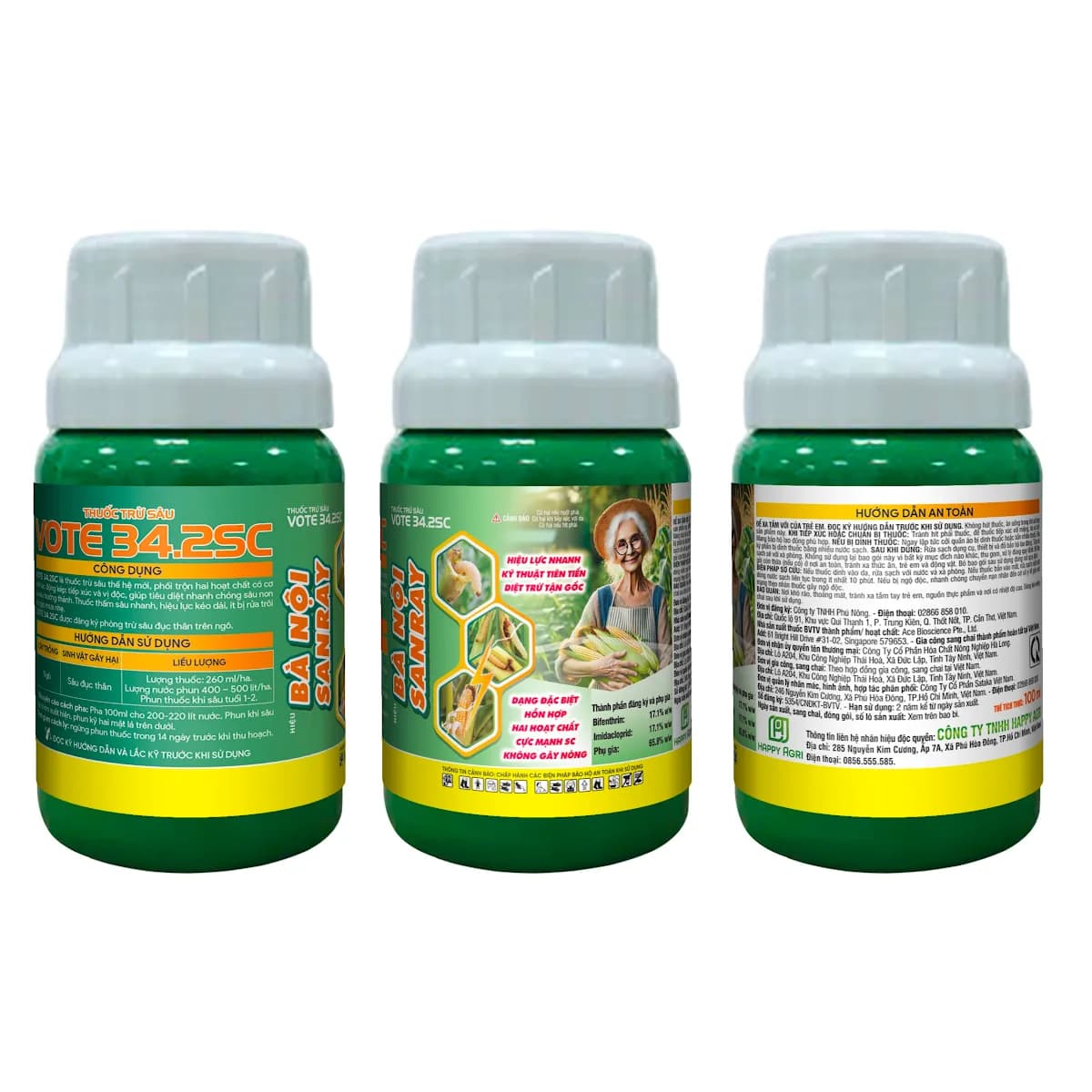 VOTE 34.2SC - BÀ NỘI RẦY XANH - 100ML