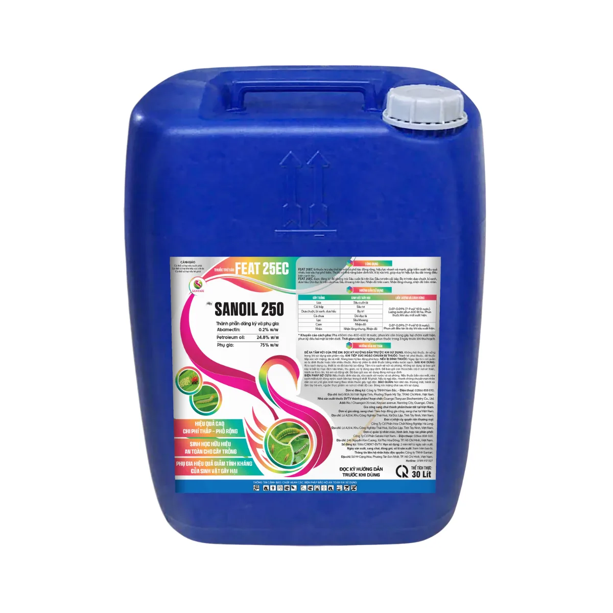 FEAT 25EC - SANOIL 250 - 30L