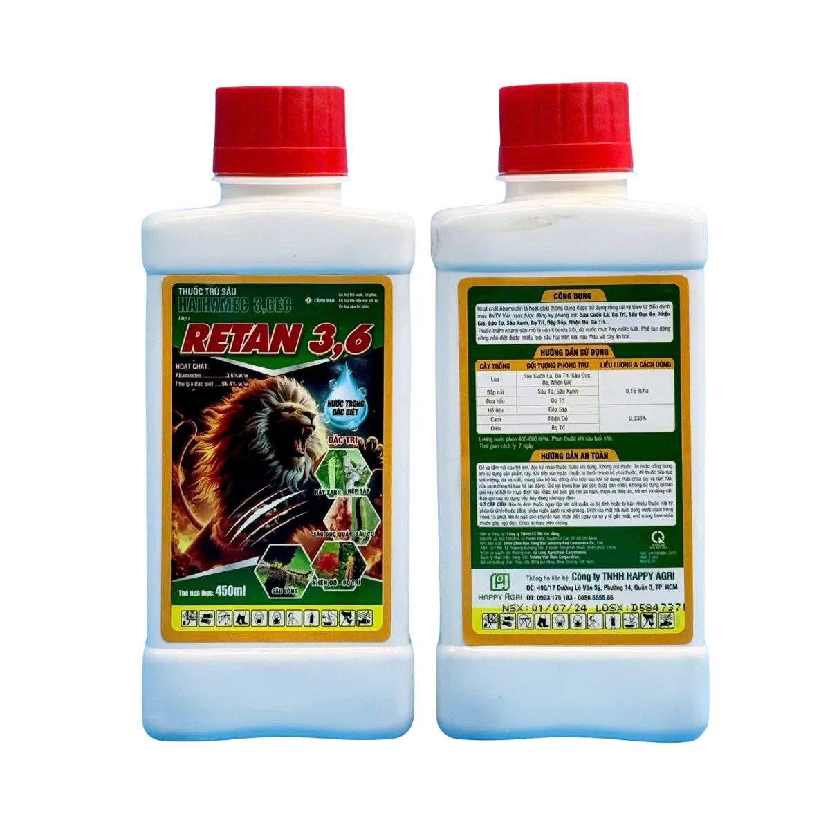 HAIHAMEC 3.6EC - RETAN 3.6 - 450ML