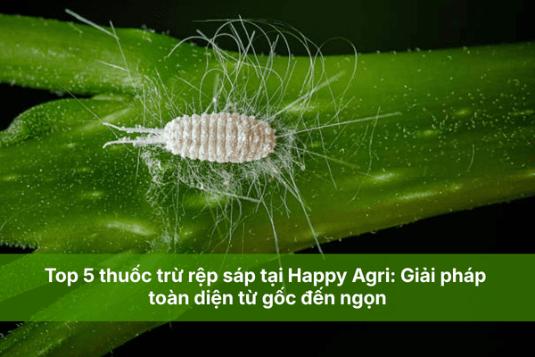 Top 5 thuốc trừ rệp sáp tại Happy Agri: Giải pháp toàn diện từ gốc đến ngọn