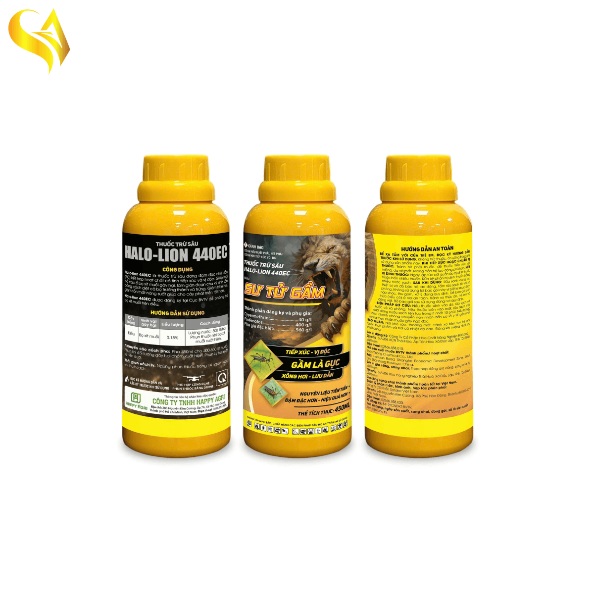 HALO-LION 440EC - SƯ TỬ GẦM - 450ML