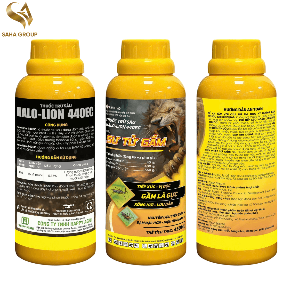 HALO-LION 440EC - SƯ TỬ GẦM - 450ML