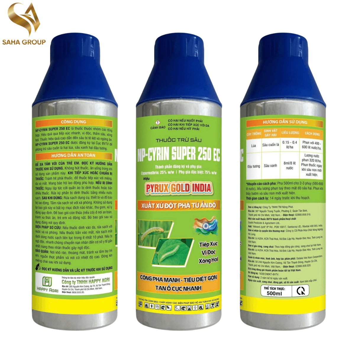 NP-CYRIN SUPER 250EC - PYRUX LUX INIDA - 500ML NHÔM