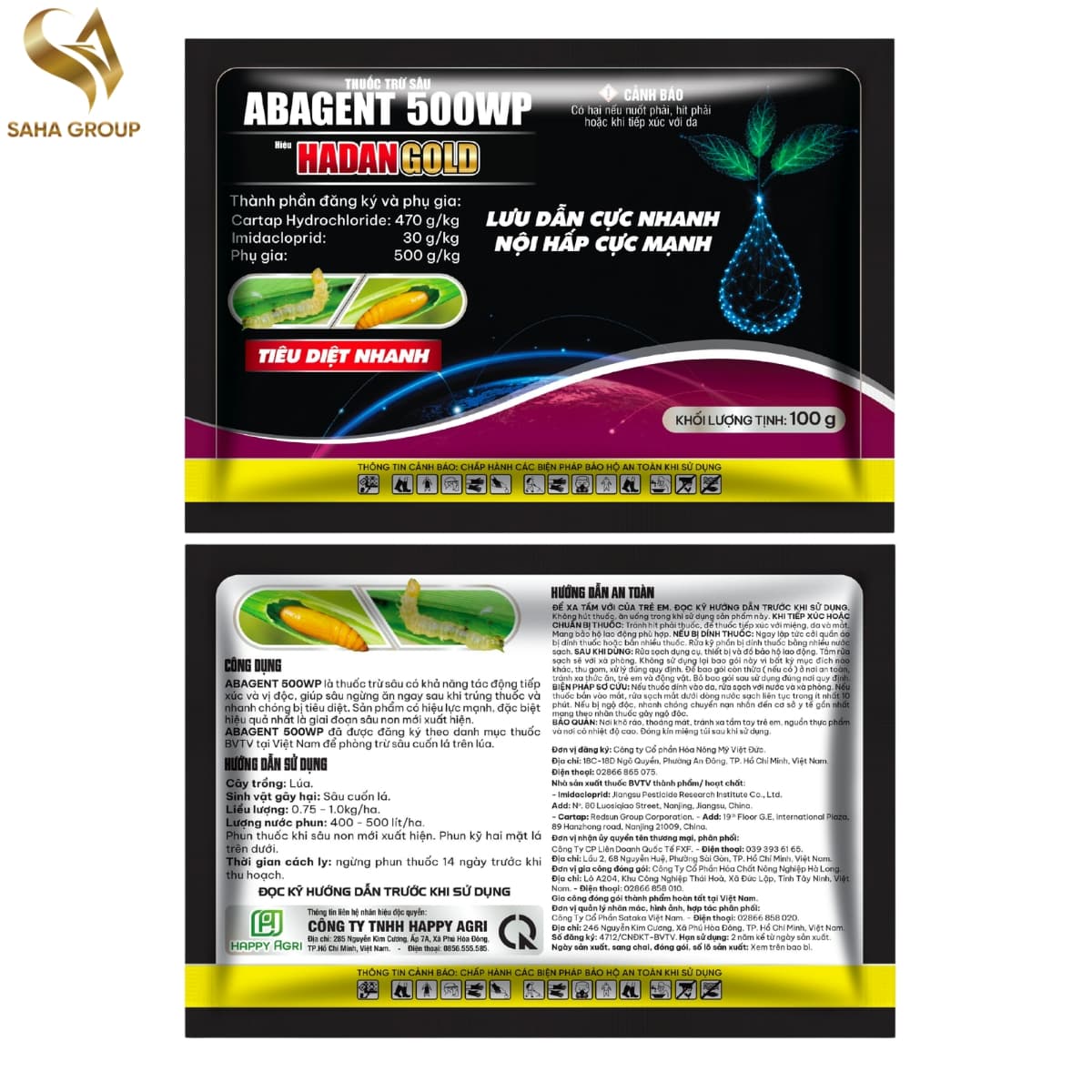 ABAGENT 500WP - HADANGOLD - 100GR