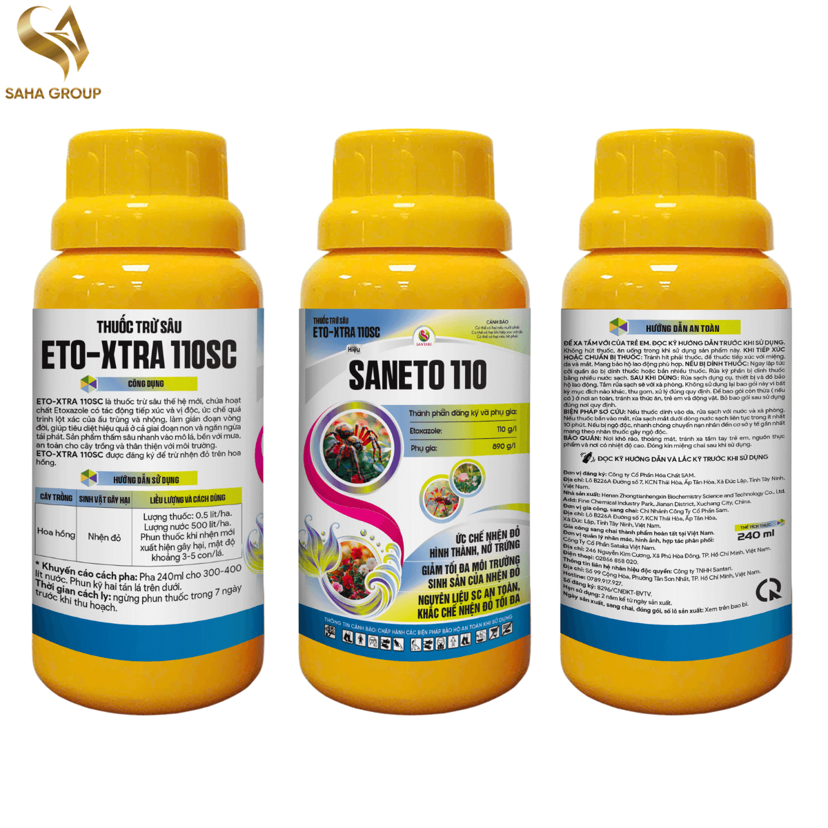 ETO-XTRA 110SC - SANETO 110 - 240ML