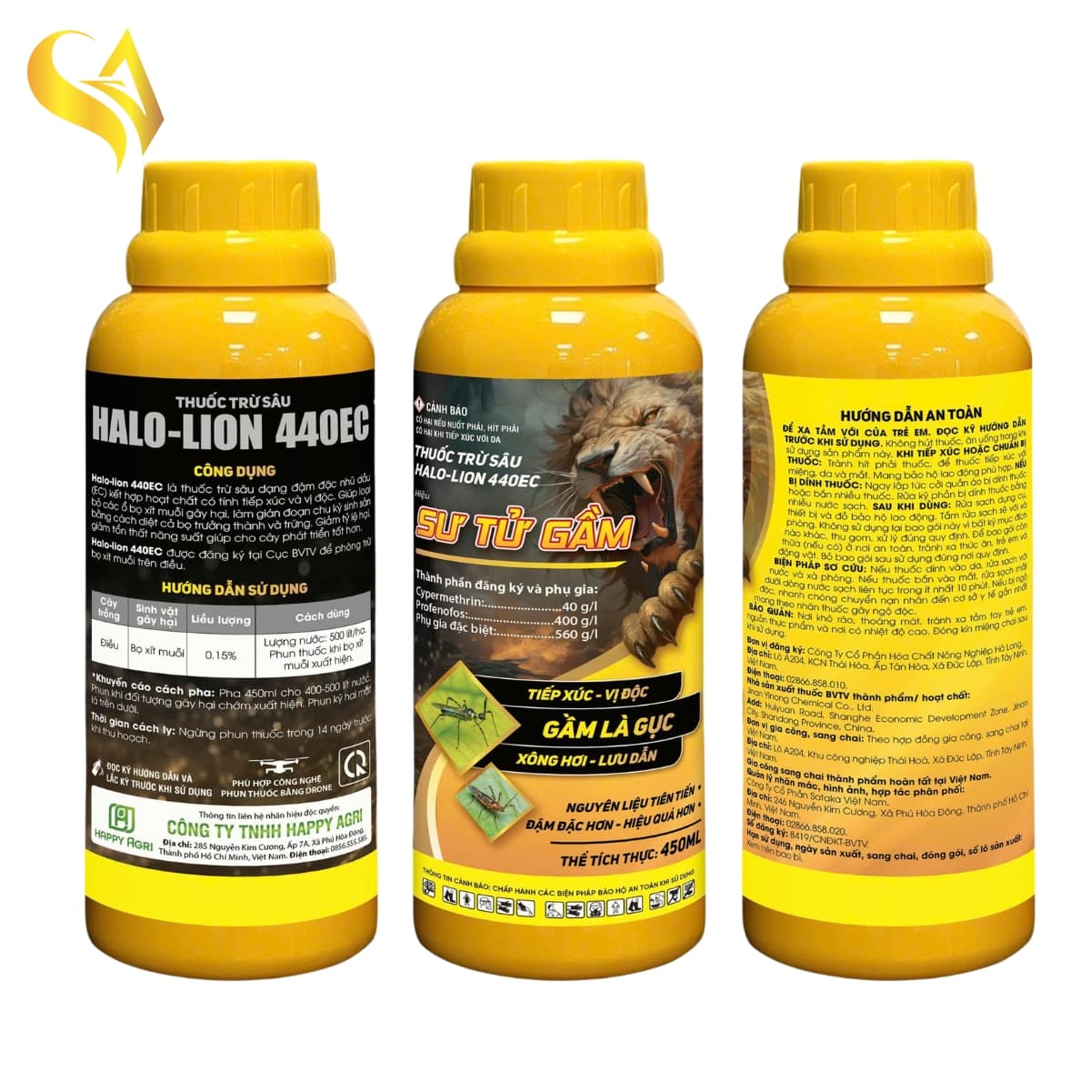 HALO-LION 440EC - SƯ TỬ GẦM - 450ML