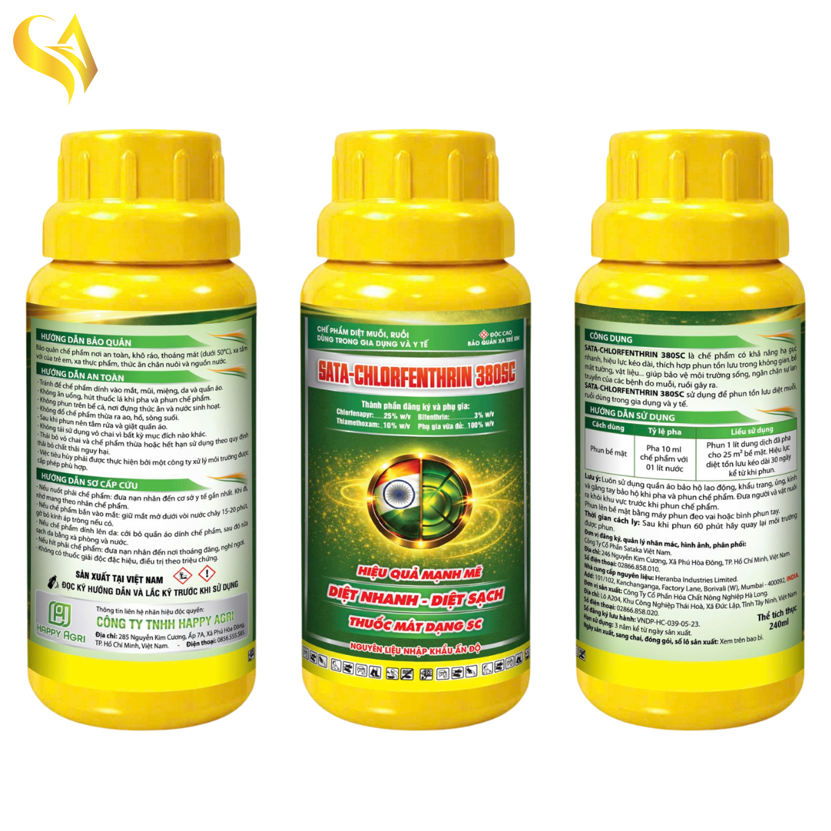 SATA-CHLORFENTHRIN 380SC - 240ML