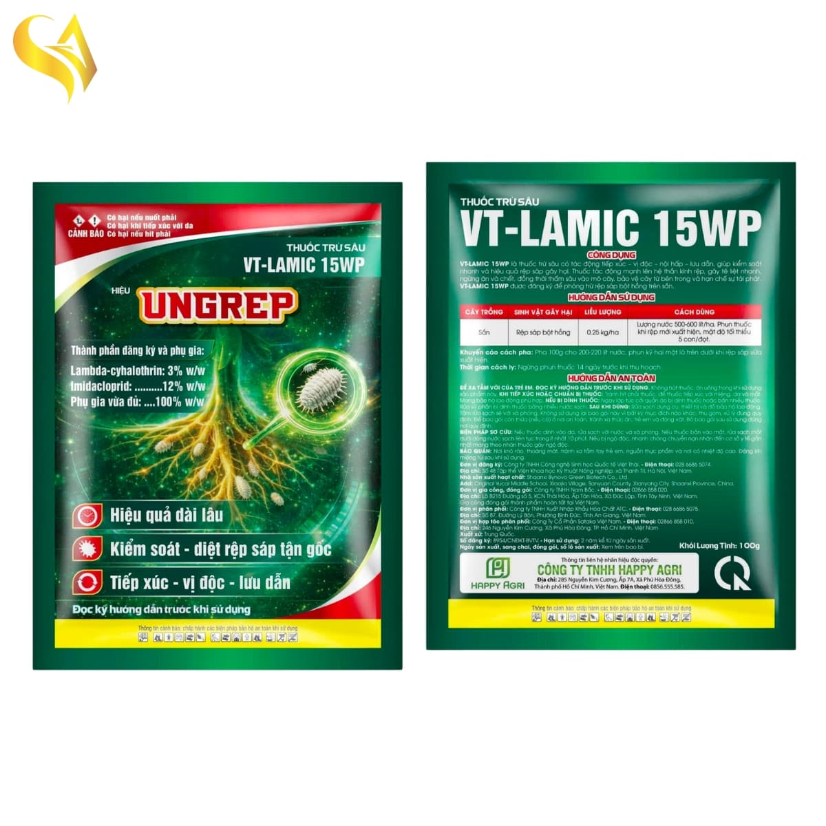 VT-LAMIC 15WP - UNGREP - 100GR