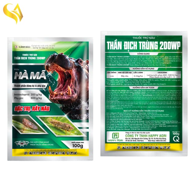 THẦN ĐỊCH TRÙNG 200WP - HÀ MÃ - 100GR