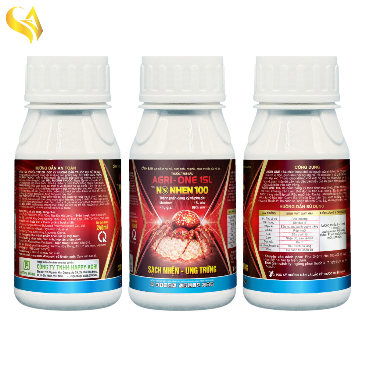 AGRI-ONE 1SL - NO NHEN 100 - 240ML