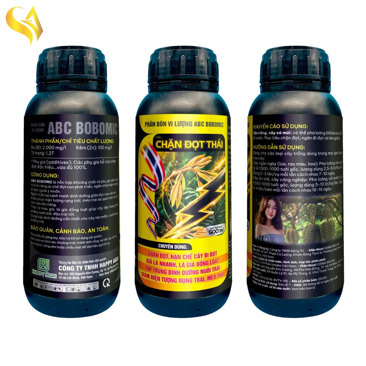 ABC BOBOMIC - CHẶN ĐỌT THÁI - 500ML