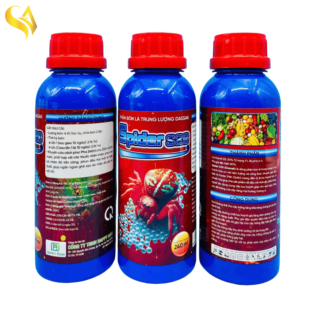 DASSAK - SPIDER S20 - 240ML