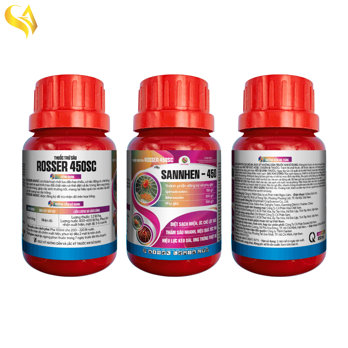 ROSSER 450SC - SANNHEN 450 - 100ML