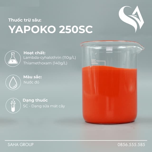 THUỐC TRỪ SÂU YAPOKO 250SC