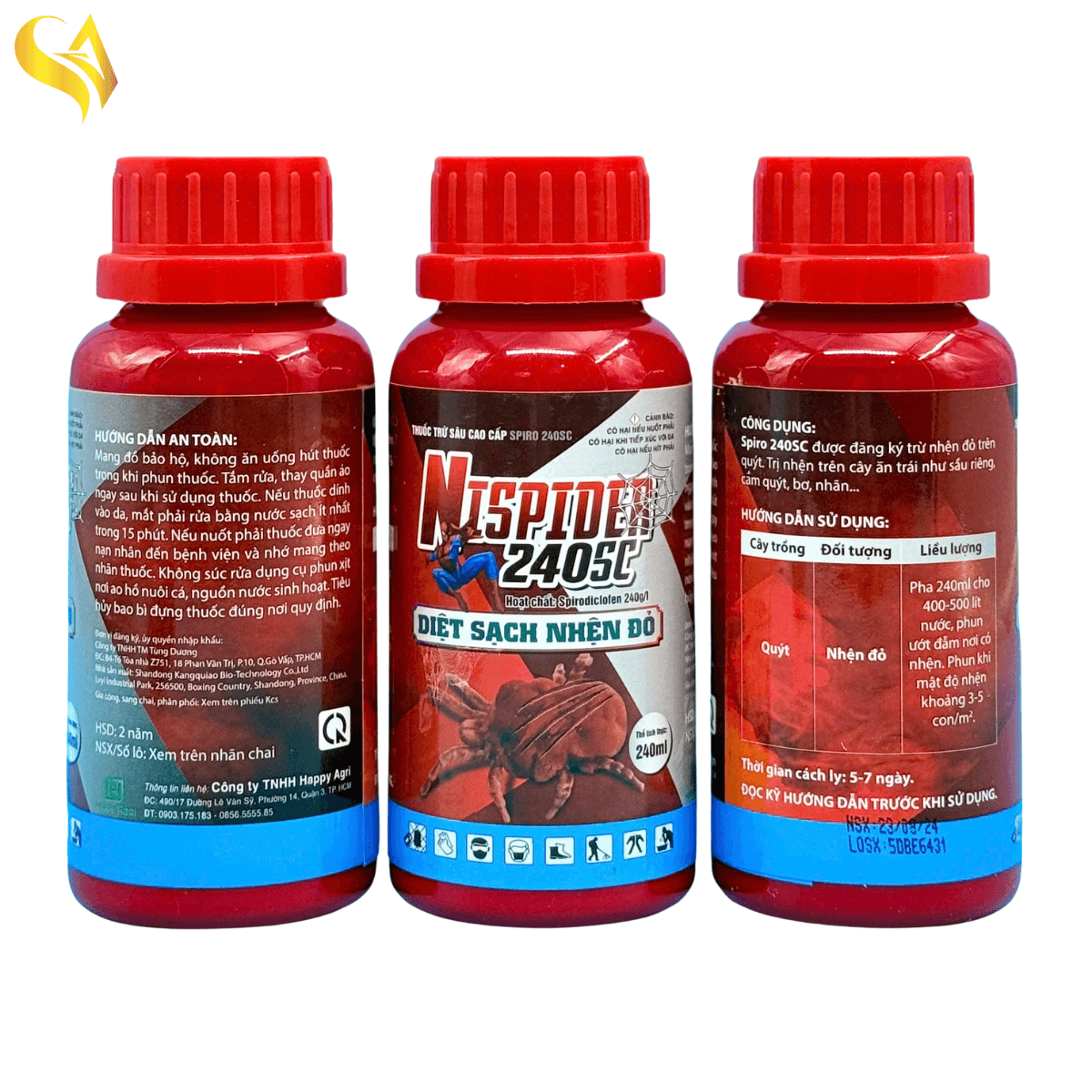 SPIRO 240SC - NISPIDER 240SC - 240ML