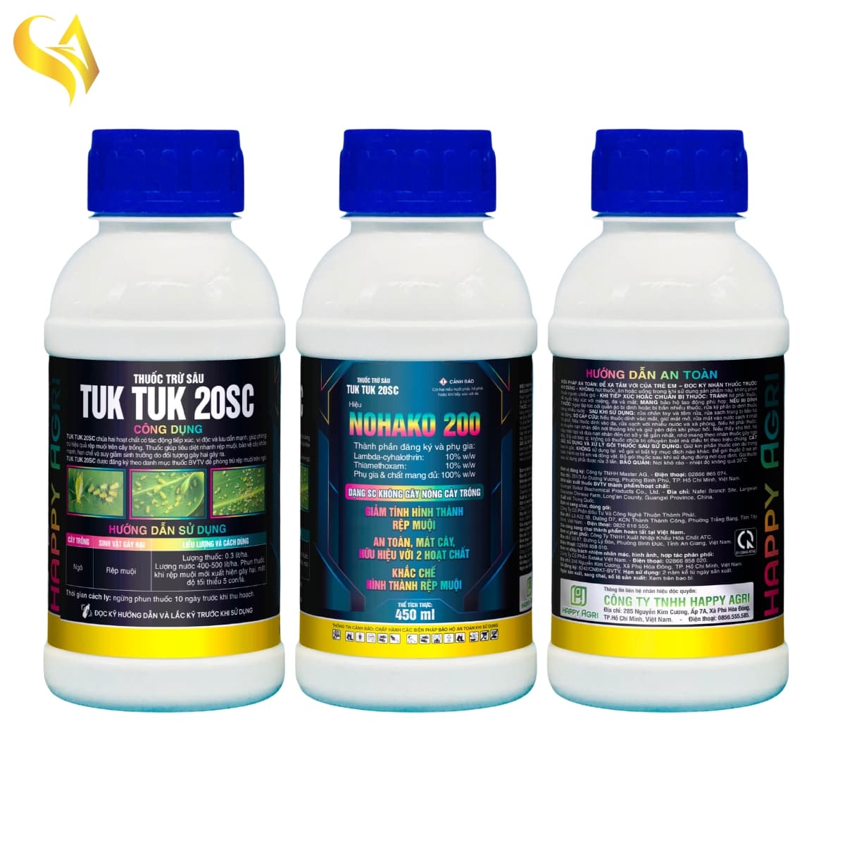 TUK TUK 20SC Hiệu NOHAKO 200 - 450ML