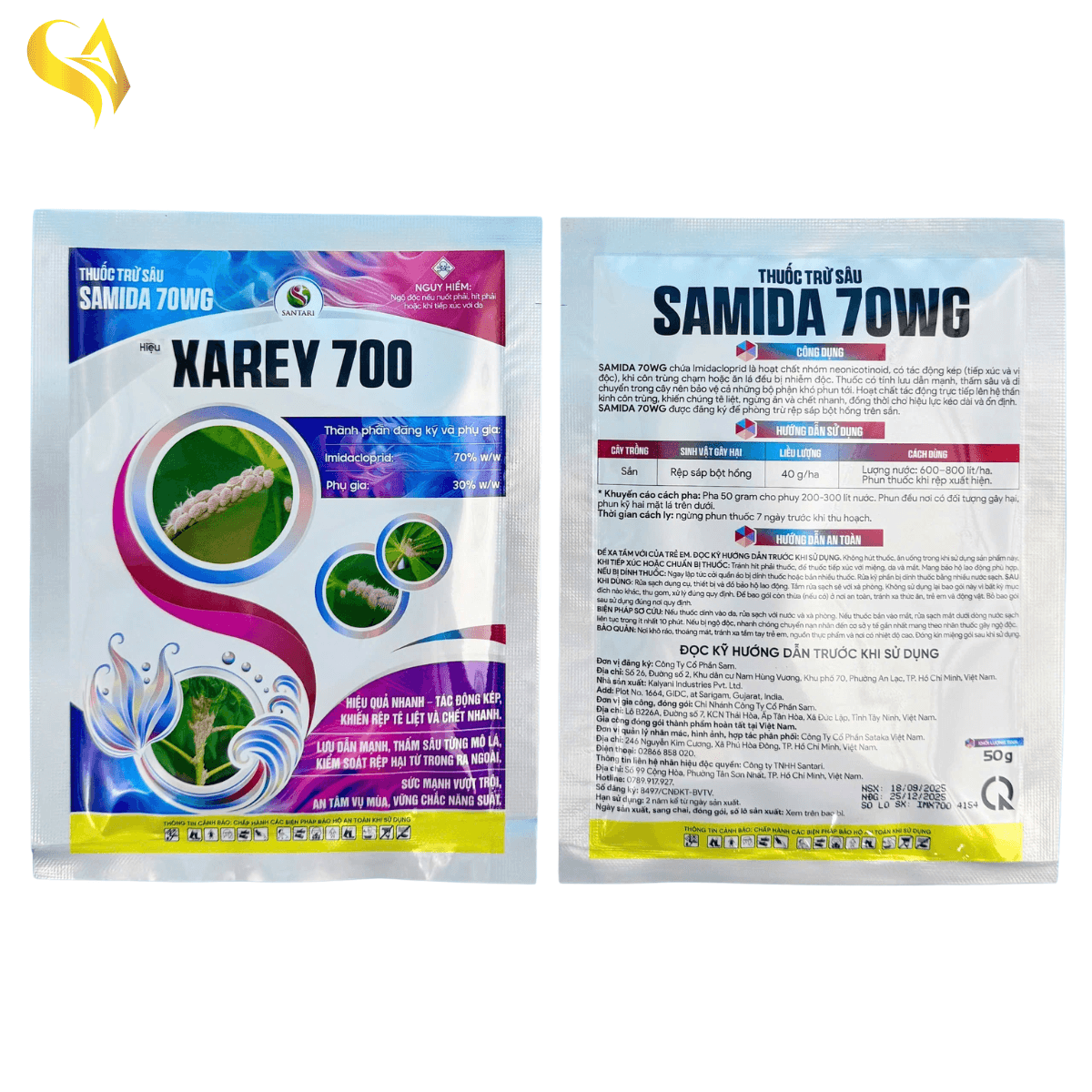 SAMIDA 70WG - XAREY 700 - 50GR